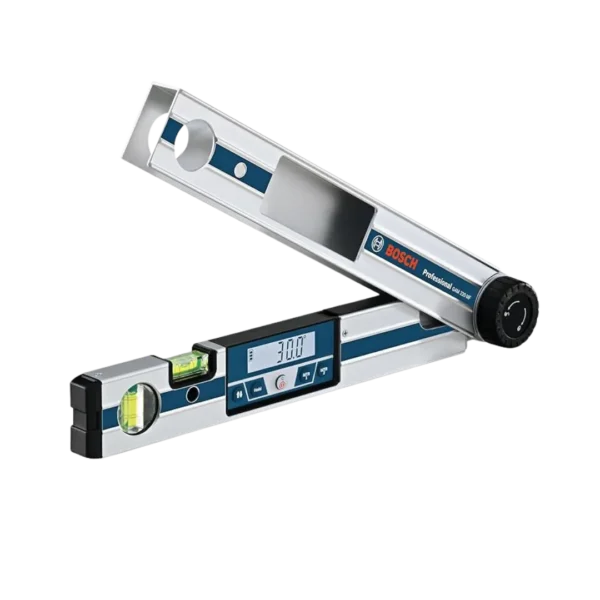 Transportador digital Bosch GAM 220 MF 40 cm con niveles de burbuja y pantalla LCD | Tienda Revenato