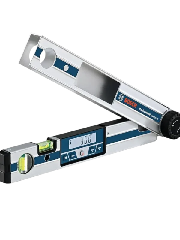Transportador digital Bosch GAM 220 MF 40 cm con niveles de burbuja y pantalla LCD | Tienda Revenato