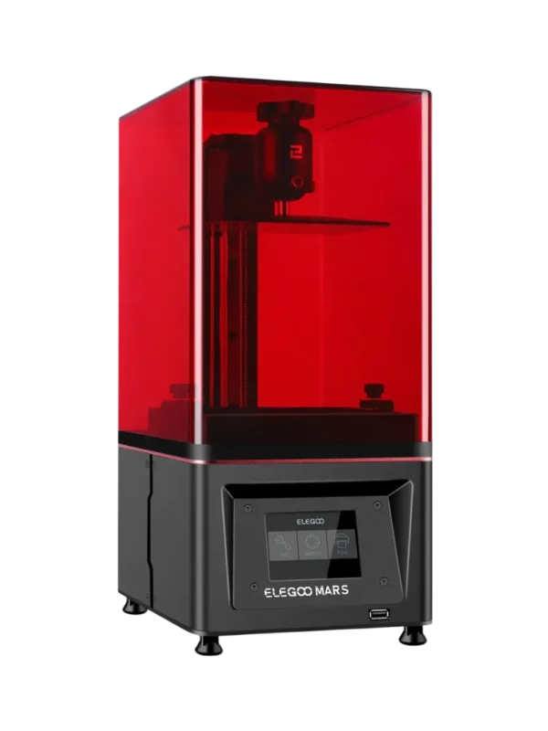 Impresora 3D de resina ELEGOO Mars Pro con pantalla 2 K y cubierta roja anti‑UV | Tienda Revenato
