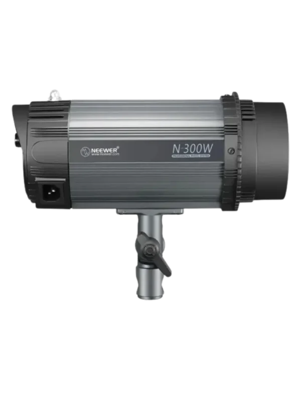 flash de estudio Neewer N 300W monolight con lámpara de modelado 150 W, montura Bowens y enfriamiento activo | Tienda Revenato