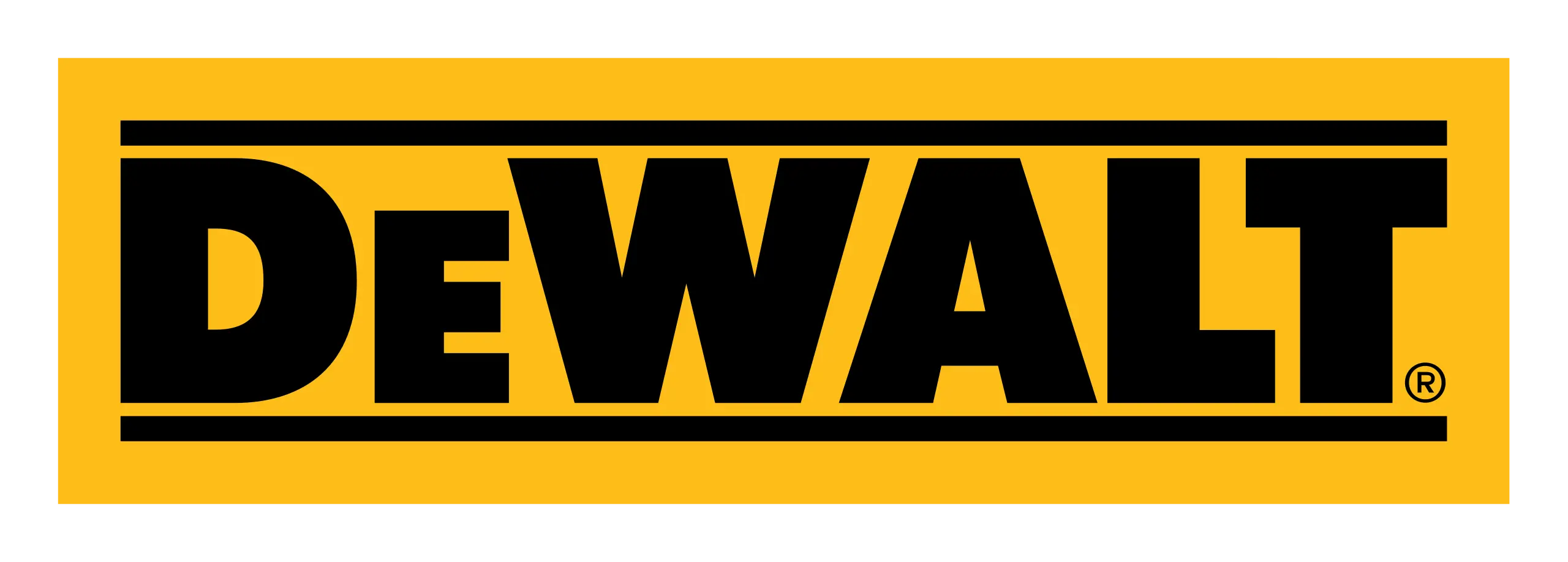 Logo DeWalt amarillo y negro – herramientas eléctricas profesionales | Tienda Revenato