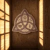 Mandala Triskel “Blessed & Balanced” en Madera