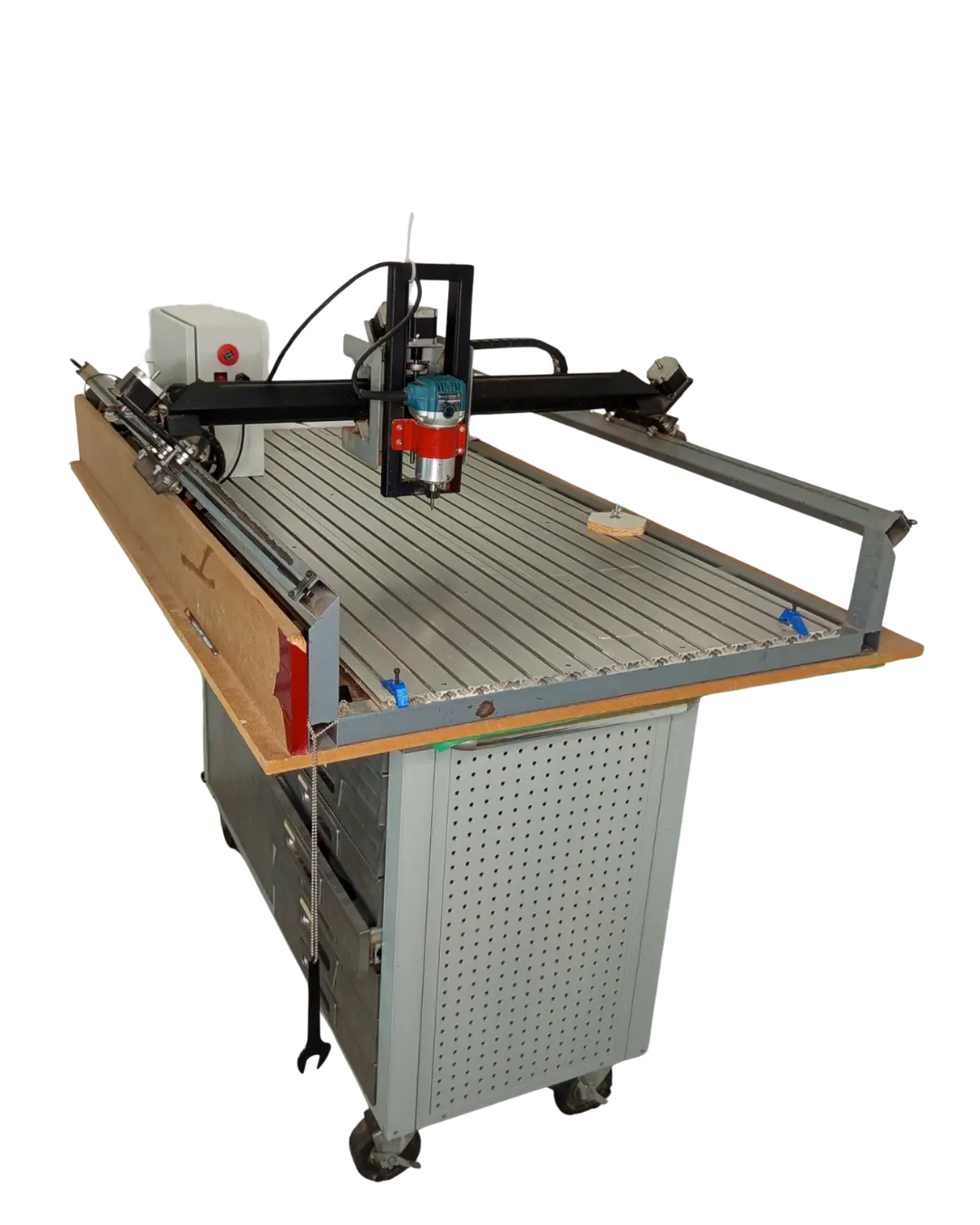 Sierra de mesa portátil Craftsman 10 pulgadas con base rodante y extensiones laterales en Tienda Revenato