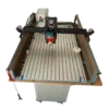 Vista superior router CNC 90x60 cm con mesa ranurada T‑slot y husillo de alta velocidad | Tienda Revenato máquinas de corte y grabado