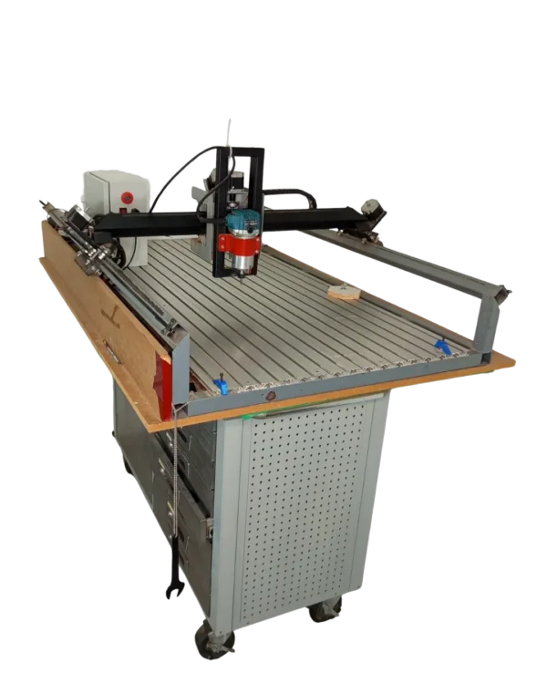 Router CNC de mesa 90x60 cm con husillo y mesa ranurada para corte y grabado en madera, acrílico y aluminio | Tienda Revenato
