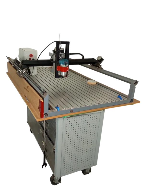 Router CNC de mesa 90x60 cm con husillo y mesa ranurada para corte y grabado en madera, acrílico y aluminio | Tienda Revenato