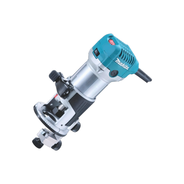 Fresadora de borde Makita RT0700C 6 mm/¼″ con velocidad variable y arranque suave | Tienda Revenato