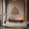 Mandala Triskel “Blessed & Balanced” en Madera