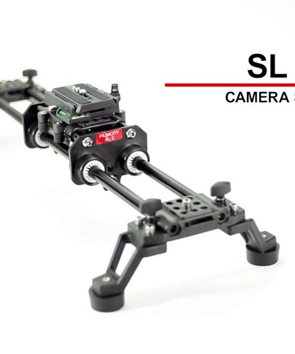Filmcity SL-2 slider de cámara profesional con soporte robusto y movimiento estable